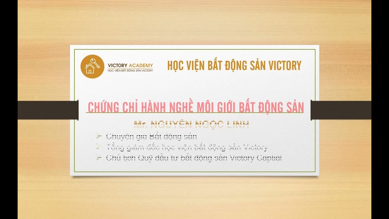 Làm chứng chỉ môi giới bất động sản ở đâu tại TP.HCM đúng quy định?